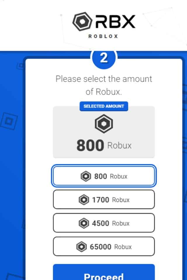 robloxbux app select amount robux