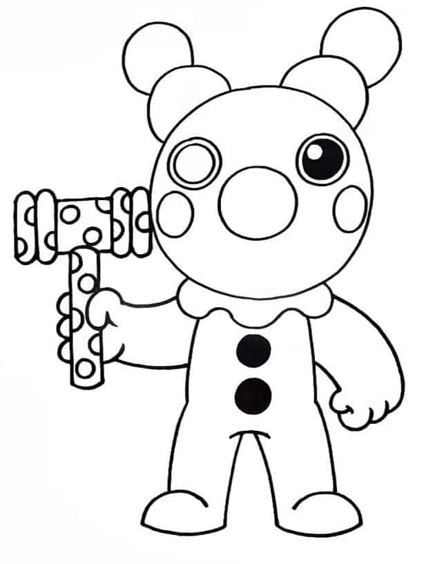 free Roblox Piggy Coloring Pages Printable